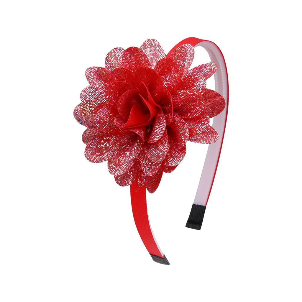 Fashion Laser Flower Hairbands Sweet Women Girls Princess Flower Headbands Headwear Kids Children Hair Accessories Hair Bands