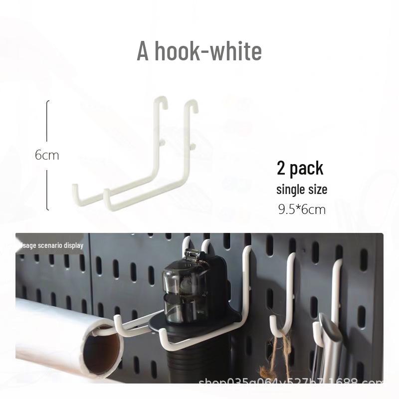 Desktop Pegboard Organizer – Standable/Adhesive No-Drill Storage Dividers for Desk Accessories