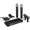 Shure Wireless Microphone System SVX288J/PG28-JB1: Dual-Channel with SVX2/PG28 Handheld Dynamic Microphones and SVX88 Receiver. Ideal for Singing, Voc