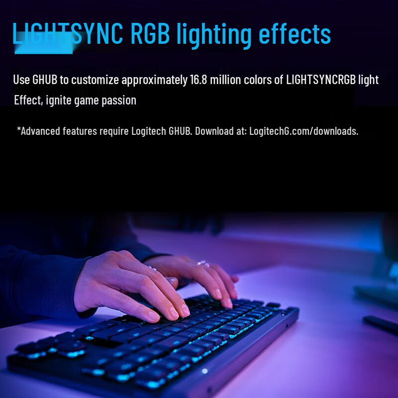 Logitech G515 TKL Low-Profile Wireless RGB Mechanical Gaming Keyboard