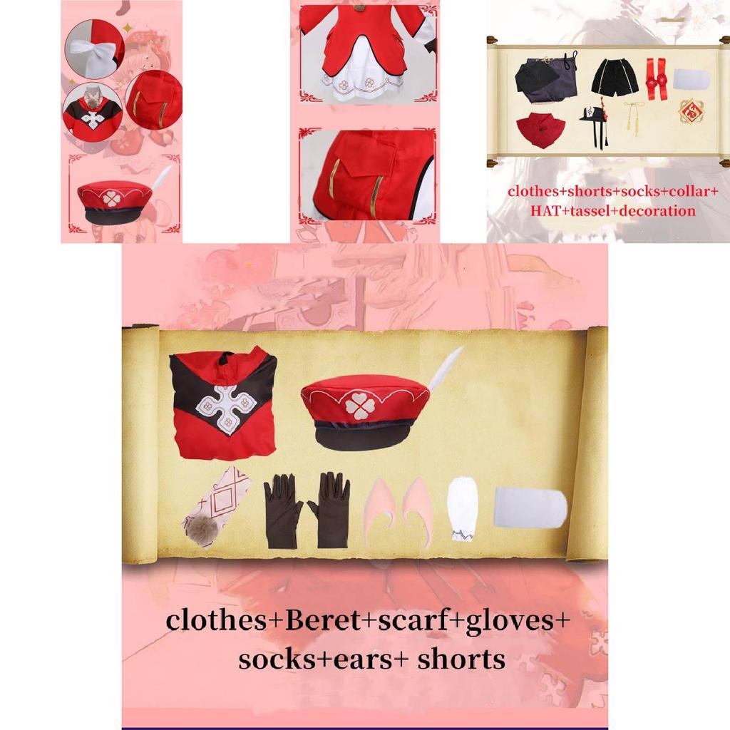 High-quality Polyester Cosplay Costume For Genshin Impact Fans