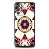 Retro Circular Totem Design Phone Case for Samsung Galaxy A55 A35 A17 A07 A15 A13 A25 A51 A71 A72 A73 A32 A52 A52S A41 Soft TPU