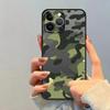 Funda Back Phone Cover Case for iPhone 17 Pro Max 7 8 SE 14 13 Mini XS XR 15 Air 11 12 16 Plus Camouflage Pattern