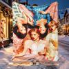 BLACKPINK Pattern Blanket for Home Decoration, Bed, Sofa, Car Travel, Camping, Suitable for All Seasons, Birthday Christmas Gift
