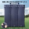 Air Mattress Camping Mat [Inflates In 30 Seconds, 10cm Thick] Perfect for Cherry Blossom Viewing, Foot-operated, Infinitely Connectable, R-value 4.0,