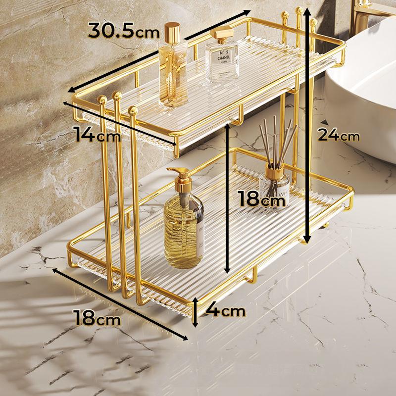 Stainless Steel Frame Acrylic Marble Storage Tray Home Room jewelry Makeup Perfume Tea Cup Storage Aromatherap Plate Tray Rack