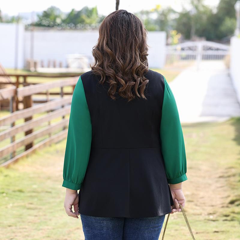 Plus Size Women's New Autumn Style All In One Long Sleeved Top