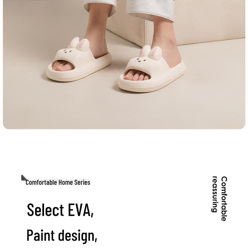 Jieliya Women's Non-slip Squishy Slippers - Summer 2025 Indoor Shower Style