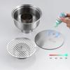 Corrosion Resistant Circular Floor Drain Stainless Steels High Flows Drainage Floor Strainer for DN50/DN75 Drainage System