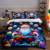 Festive Santa Design. Bedding Duvet Cover Sets Duvet Covers Pillowcases Gifts (1 * Duvet Cover 2 * Pillowcases, Without Duvet Insert)