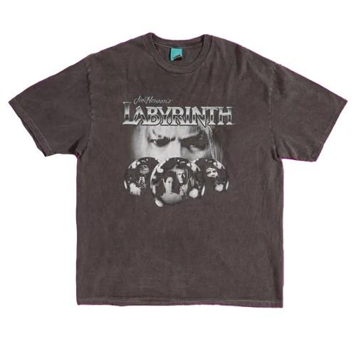 Labyrinth Unisex Adult Jareth The Goblin King Crystal Ball Vintage Wash T-Shirt