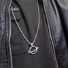 Stylish Planet Pendant Necklace for Women - Hip-Hop Inspired Design, Versatile for Sweaters, Featuring a Hollow Wrap-around Charm.