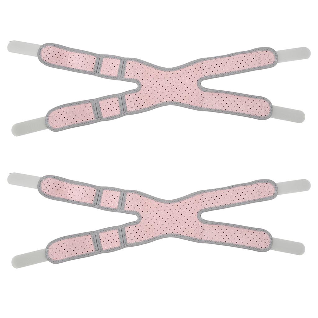 1 Pair Patella Tendon Support Sports Knee Guard Joint Protector for Men Women Running Tennis Pink