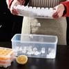 Ice Cube Tray with Lids Scooper Container 32 Cavity Twist