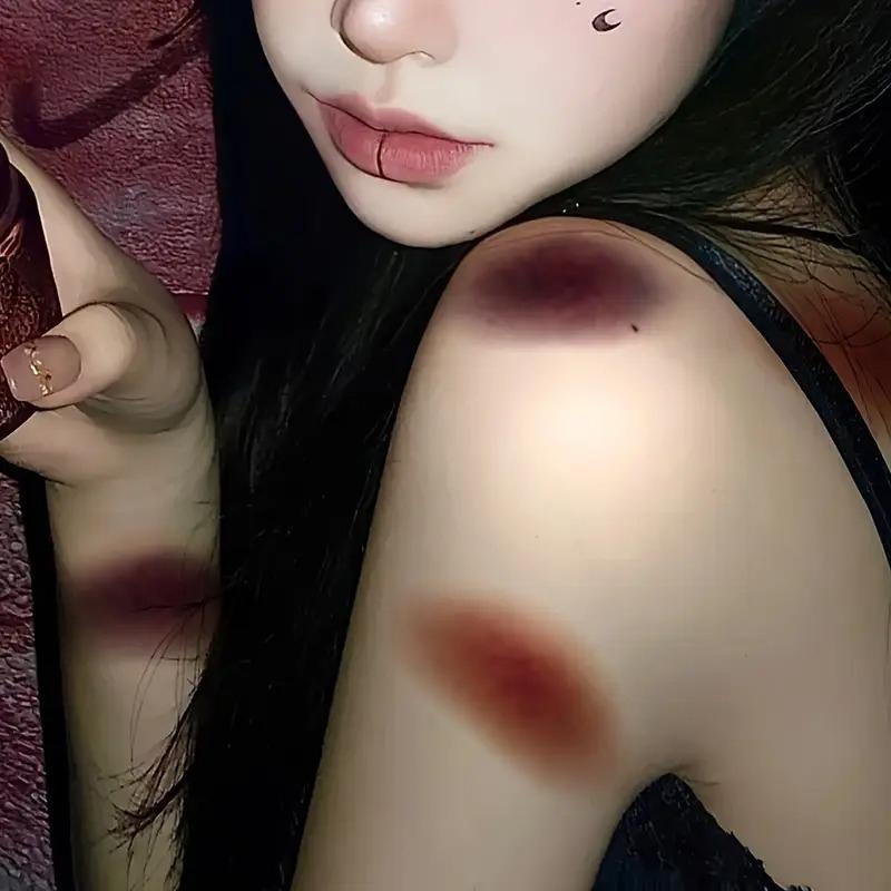 Halloween Temporary Tattoos Realistic Tattoo Stickers Halloween Party DIY Bloody Halloween Decorations Halloween Look 1PC