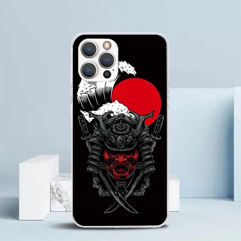 Japanese Dark Dragon Tattoo Phone Case For IPhone 16 17 Air 16E 15 14 Plus 13 Mini 12 11 Pro Max 7 8 + SE 2020 Soft TPU Back Cov