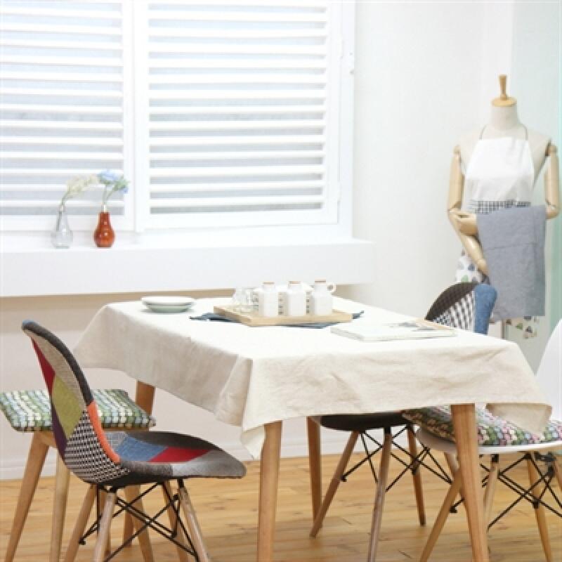 Natural Washed Linen Tablecloth For 2 people