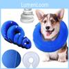 Comfortable Elizabethan Dog Collar Inflatable Protective Neck Cone For Pets In Pvc