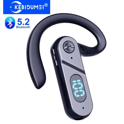 Auricolari Bluetooth 5.2 Cuffie con Gancio per l'Orecchio Cuffie Wireless a Conduzione Ossea Cuffie Wireless HIFI Stereo Impermeabili Riduzione del Rumore Auricolari