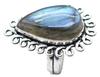 Labradorite Natural Gemstone Ethnic Antique Design Ring US Size-4.75 A300