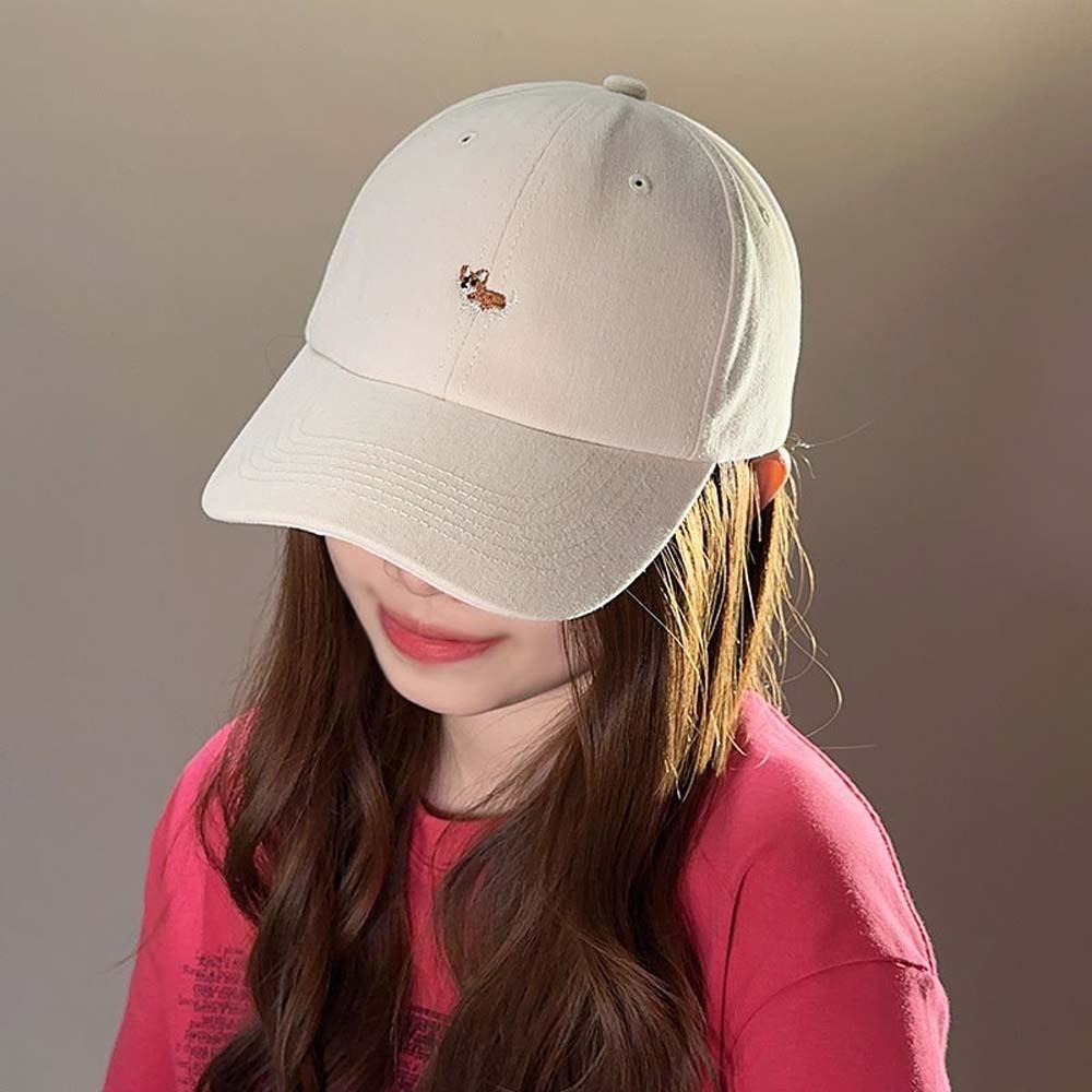 Breathable Women Baseball Hat Cotton Embroidered Peaked Cap Trendy Men Sunshade Hat  Spring