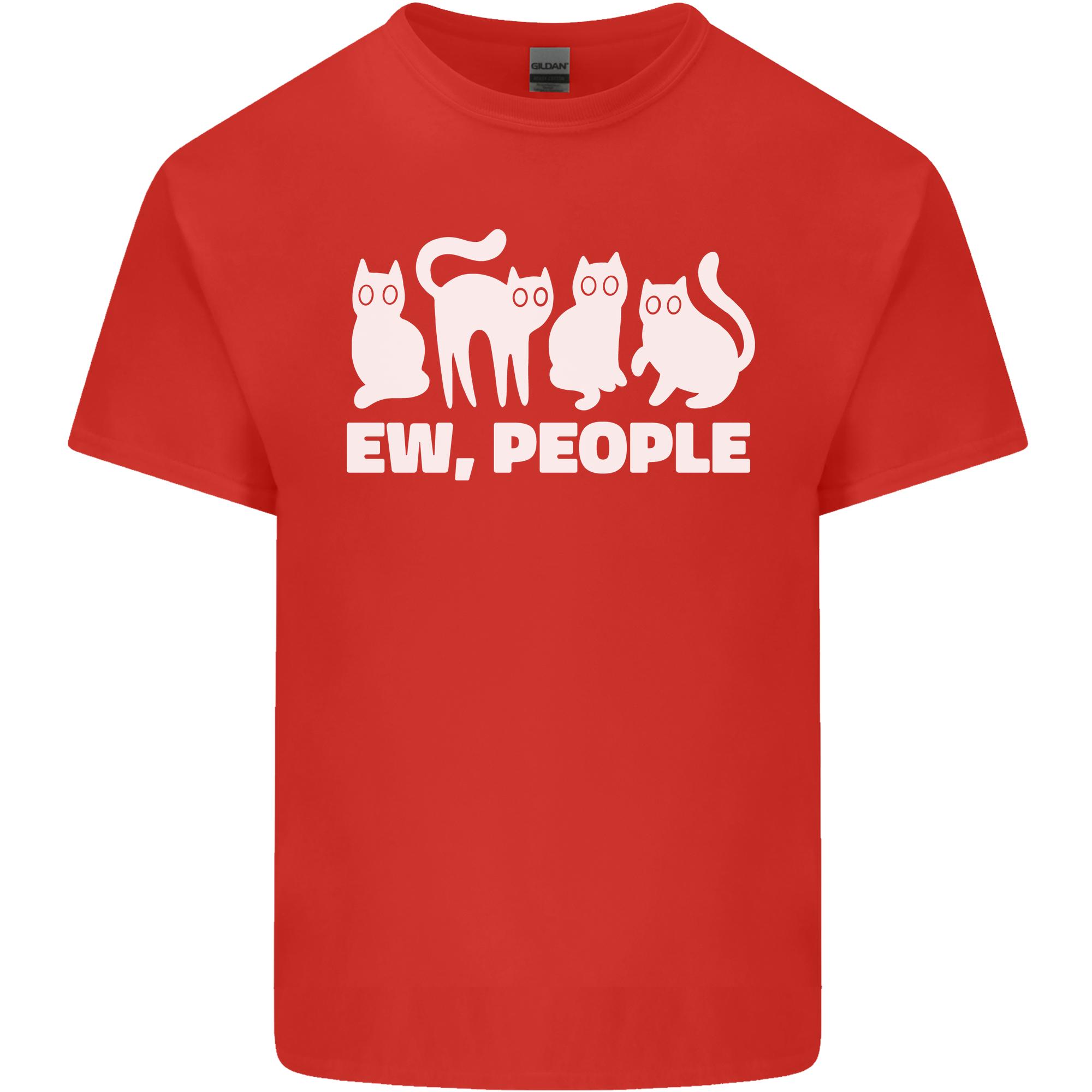 Cats Ew People Funny Unisexs Light Cotton TShirt S