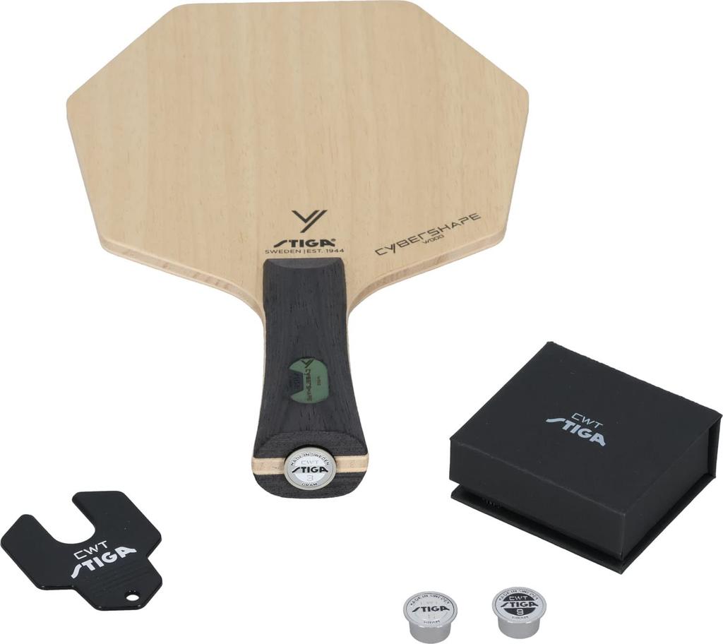 STIGA Cyber Shape Wood CWT FLA Table Tennis Racket (1602080235)