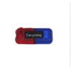 Thunderbolt Nein. 3: Rote/Blaue LED Sicherheits-Schulterclip-Leuchte mit Blinksignal und Sicherheitswarnung für Autos.