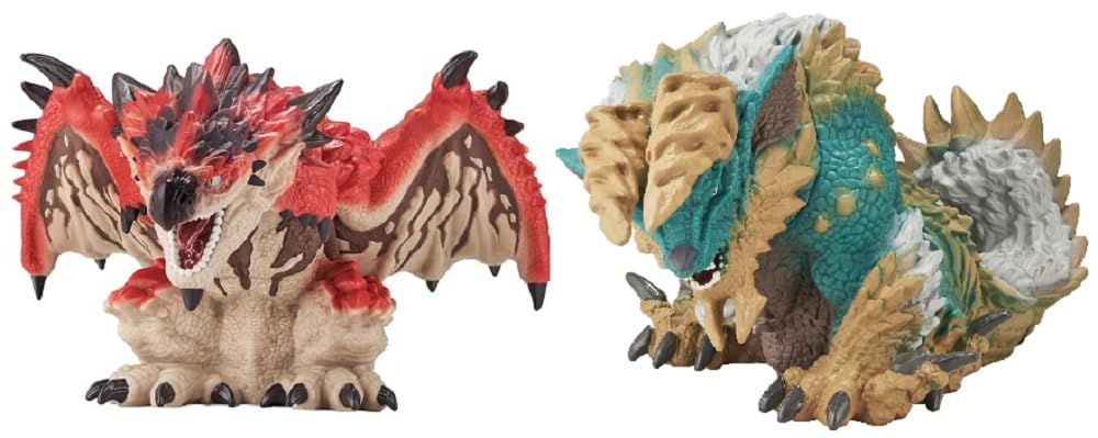 Monster Hunter Rathalos Zinogre Figure Set of 2 &