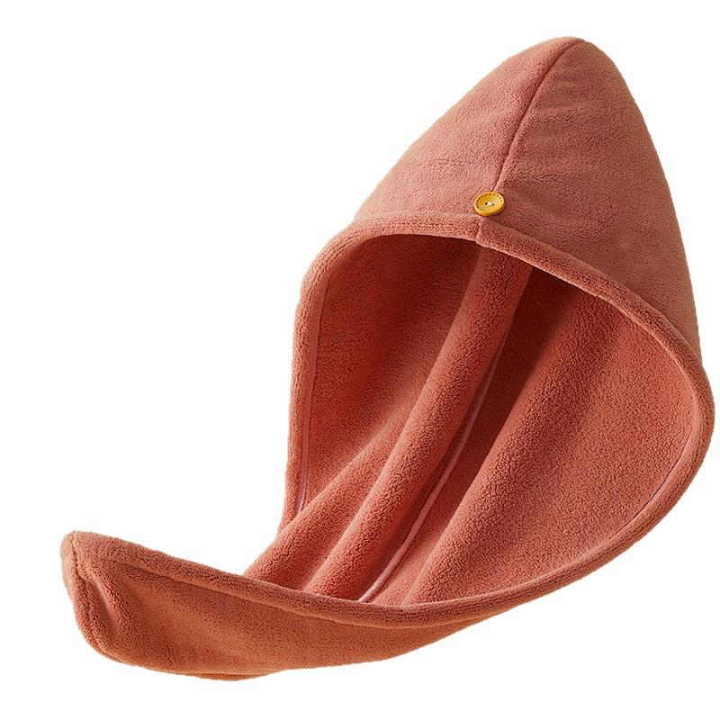Quick-Drying Cotton Hair Cap for Women & Kids - Super Absorbent, Thick Shower Cap/Towel
