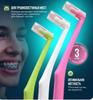 Brosse à dents à touffes uniques avec pointe plate et fine pour et nettoyage