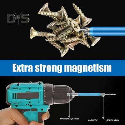 6Pcs Strong Magnetic Anti-Slip Drill Bit Set 60HRC High Hardness Universal Electric Precision Screwdriver Drill Bits