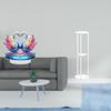 Acrylic Swan Sculpture Table Centerpiece Clear Side Small Drink Tabletop Cabinet Decoration