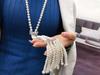 Elegant Light Luxury Natural Pearl Tassel Necklace for Women - Versatile White Sweater Chain, Autumn/Winter New Arrival