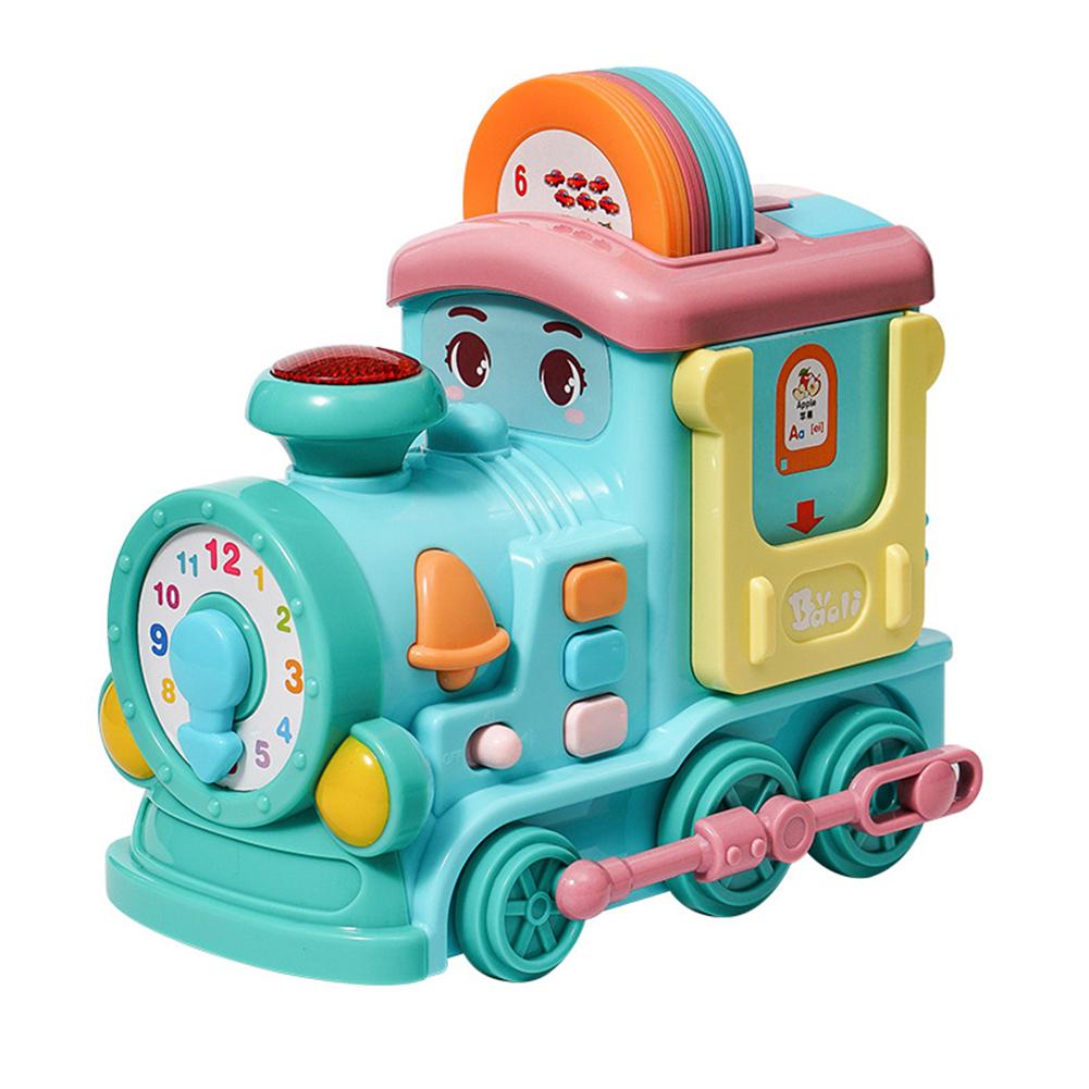 

24-in-1 Multifunction Musical Train Toys With Talking Flash Cards Fine Motor Skills Early Educational Learning Toys Gifts For Kids