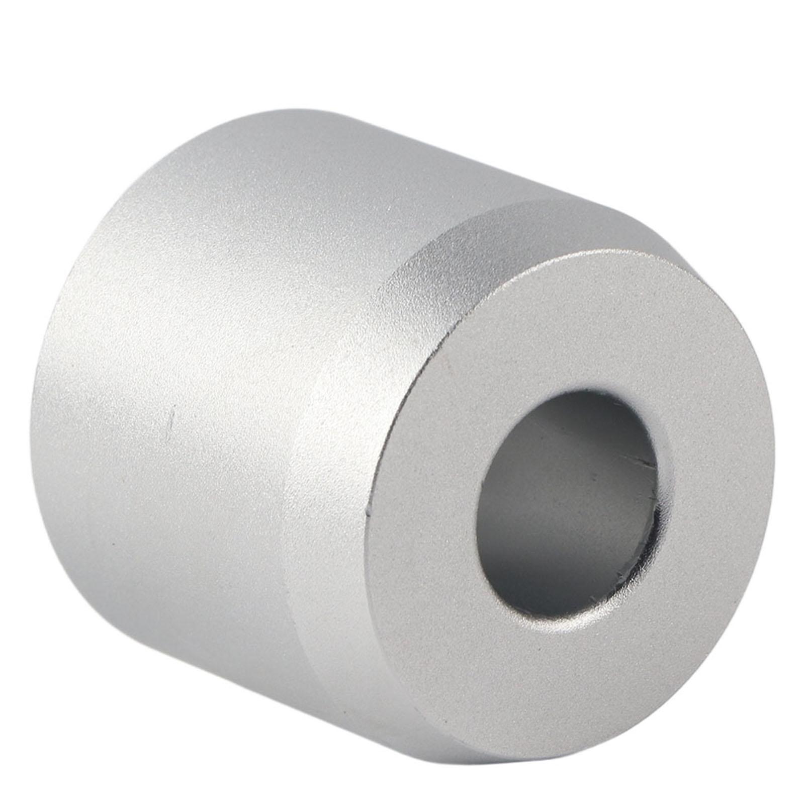 

Round Mustache Shaver Brush Base Razor Shaving Brush Stand Zinc Alloy Holder Stable Silver