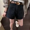 2023 New Women's High-Waist Denim Hot Pants: Summer Petite Fit