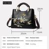 Bags Women's Fashion Handbags Large Capacity Embroidered Middle-aged Bags Ladies Crossbody Shoulder Bags