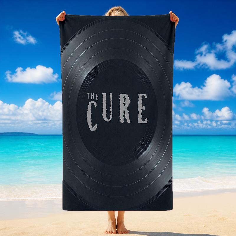 The Cure Druck Mikrofaser Strandtuch Sand?Leichtes, widerstandsfähiges Handtuch für Schwimmen, Outdoor und Reisen