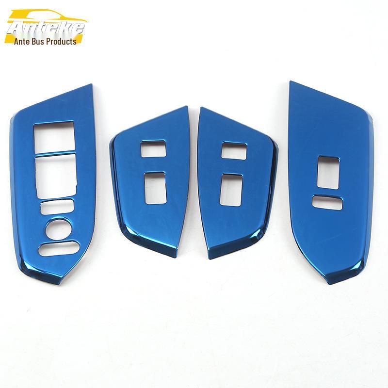 CRV 17-21 Decorative Glass Lift Frame Window Armrest Switch Sticker