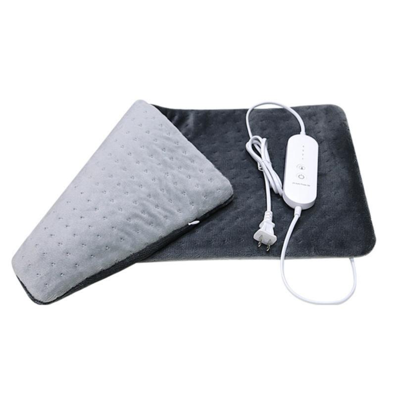 

Flannel Electric Heated Blanket Detachable Cover Quick Heating Pad For Back Neck Leg Safe Automatic Overheat Protections 1