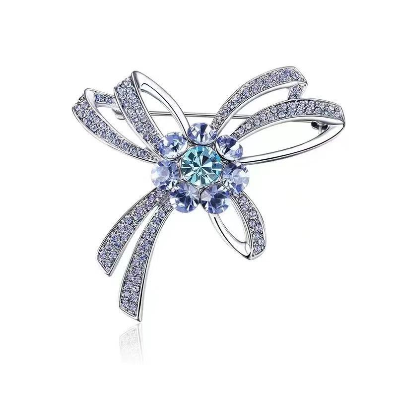 

Элегантная женская брошь из кристалла в корейском стиле - Модная корсажная брошь и аксессуар для одежды платиновый