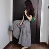 Last Piece: Cut Label Fake Two-Piece T-Shirt & Wide-Leg Skirt Pants Set