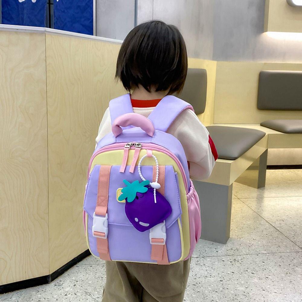 Waterproof Kindergarten School Bag Adjustable Straps Cartoon Nursery Backpack  Travel