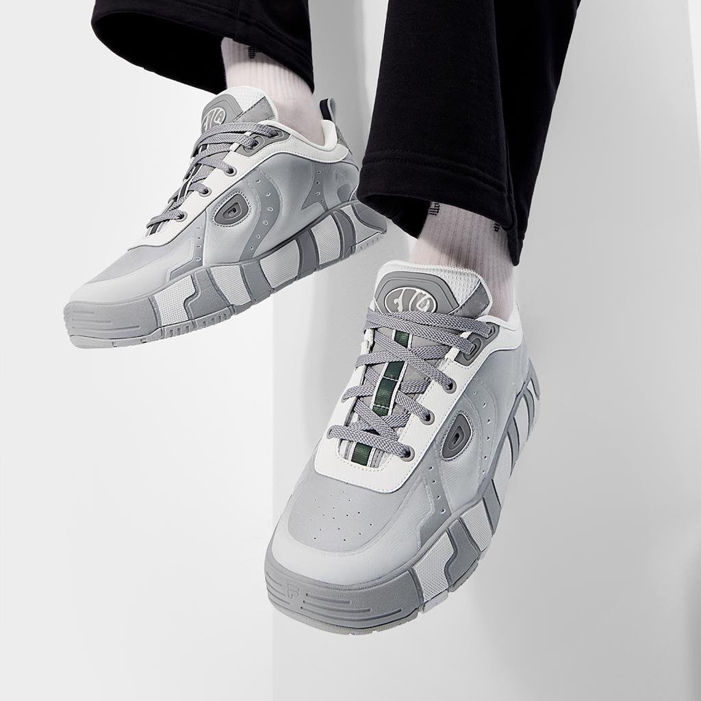 New FILA MELT Low Top Skateboard Shoes Men's Gray F12M431201FAV