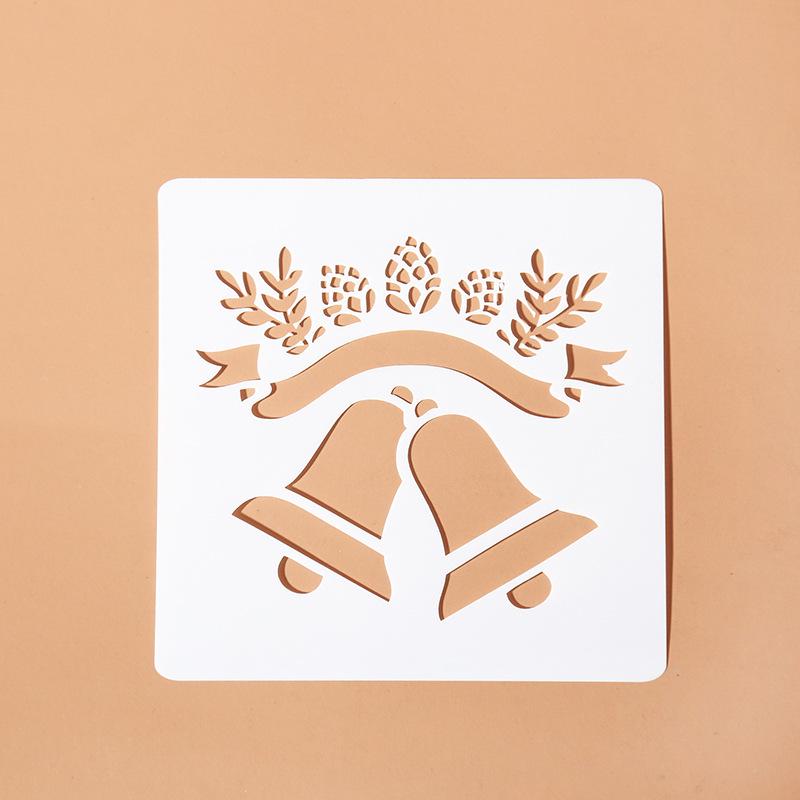 Plantillas de capas de hojas para bricolaje, pintura de pared, álbum de recortes, coloración, relieve, álbum, plantilla de tarjeta decorativa