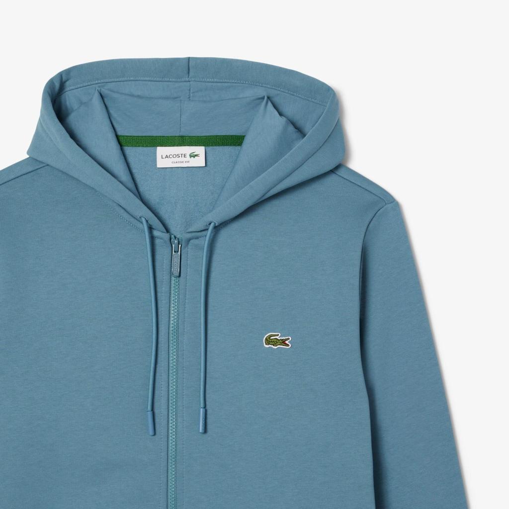 Lacoste Mens Fleece Full Zip Hoodie