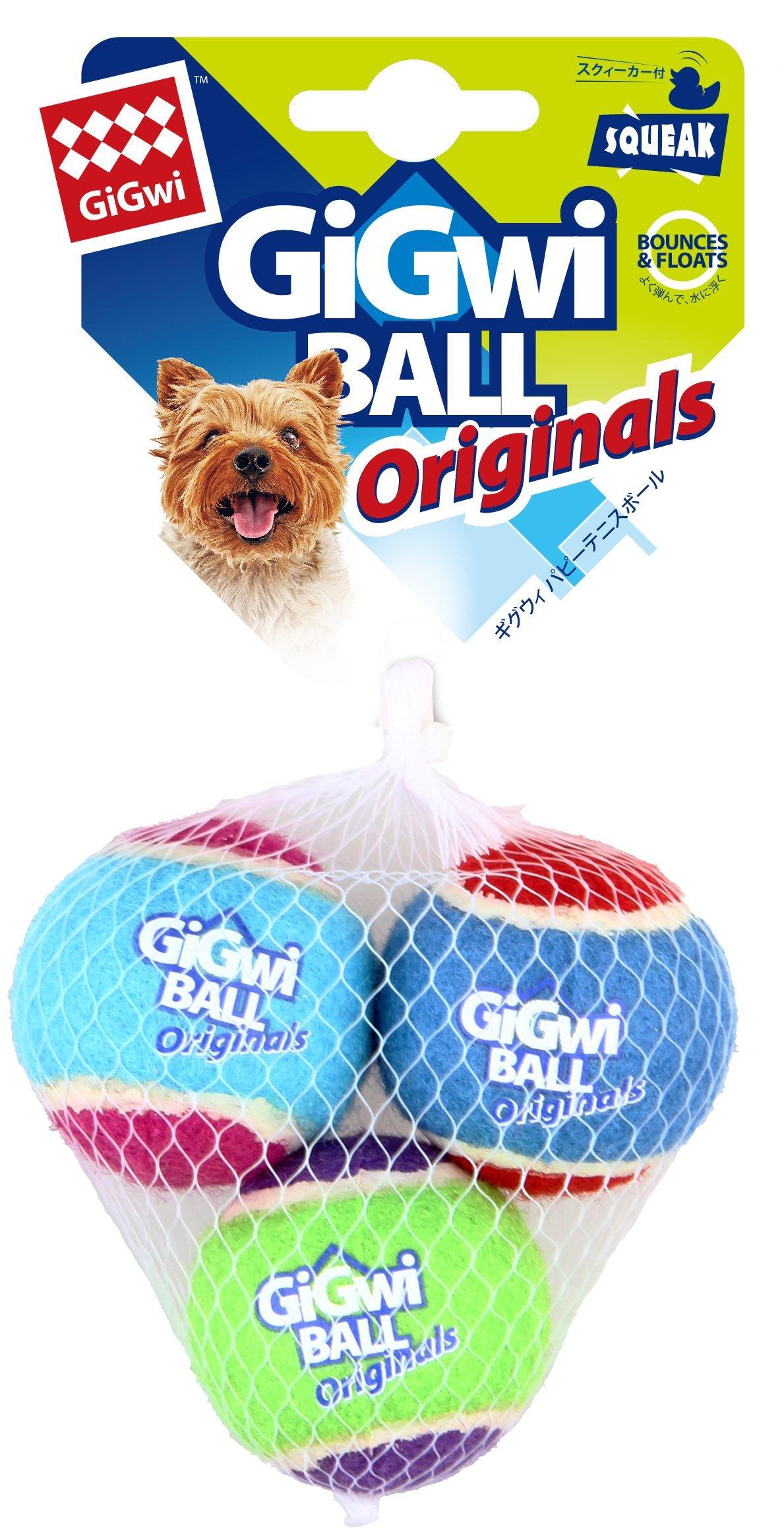 

Игрушка для собак GiGwi Щенок Теннисный мяч 3 шт.