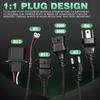 4PCS H7 Canbus LED Headlight High Power Canbus Turbo Lamp with External Drive 6000K Car Light DC12V