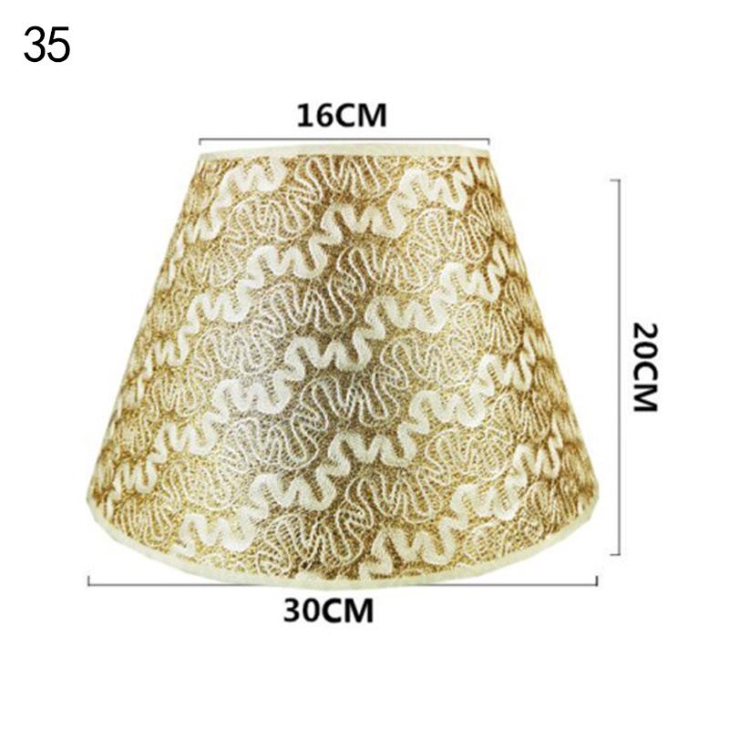 Retro Style Table Lampshades PVC Fabric E27 Floor Lamp Shade Desktop Bedroom Bedside Desktop Home Decor Wall Lamp Cover